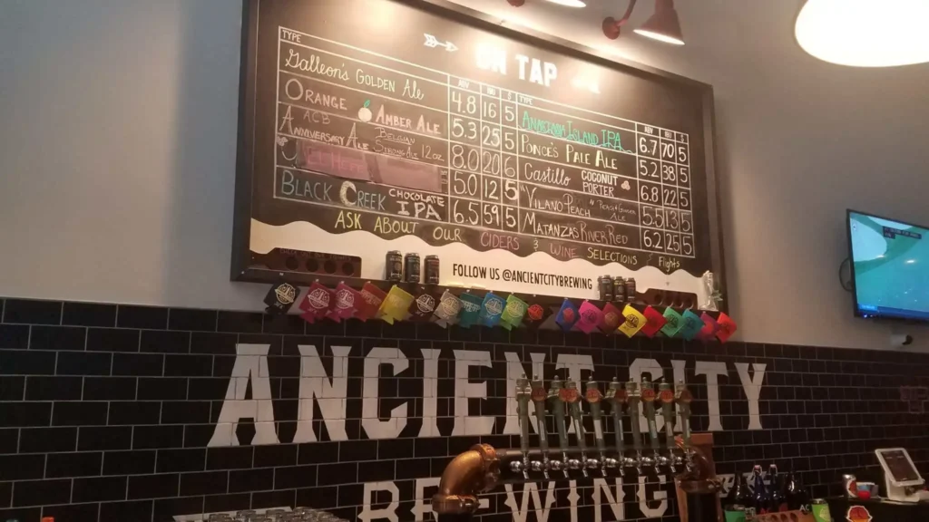 Enjoy A Delicious Lunch At Ancient City Brewing